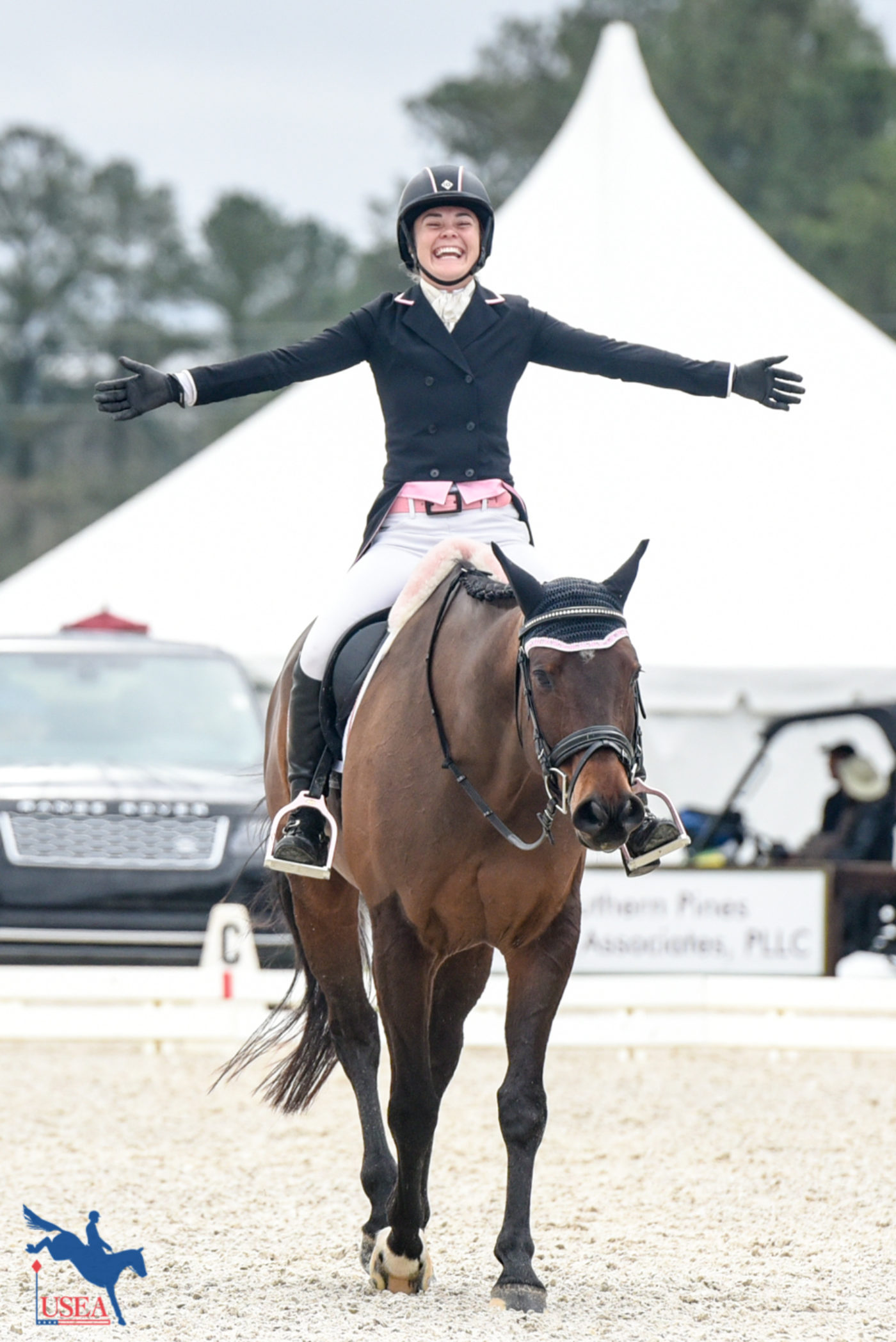 That "I am done with dressage and my horse was great feeling." USEA/Leslie Mintz Photo.