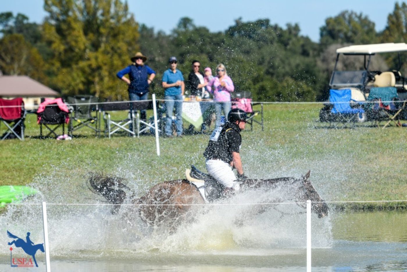 Don't worry - they stuck the landing! USEA/Leslie Mintz Photo.