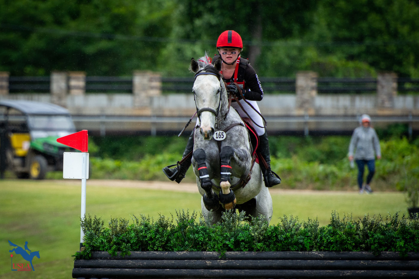 Nina Celeste Braun and Lagoon Macaroon competed for UGA. USEA/Shelby Allen photo