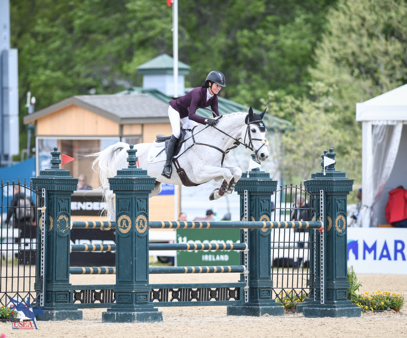 Corvett powered over every jump in his usual style with Emily Hamel in the CCI5*-L. USEA/Lindsay Berreth photo