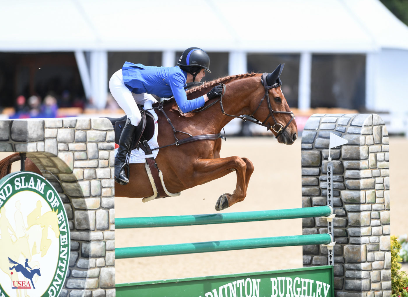 Jennie Brannigan and FE Lifestyle looked picture-perfect in the CCI5*-L. USEA/Lindsay Berreth photo