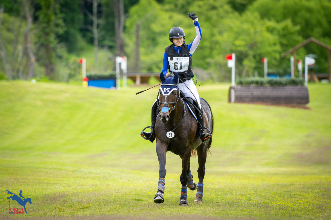 Riley Deiboldt celebrated with Asthore for UK. USEA/Shelby Allen photo