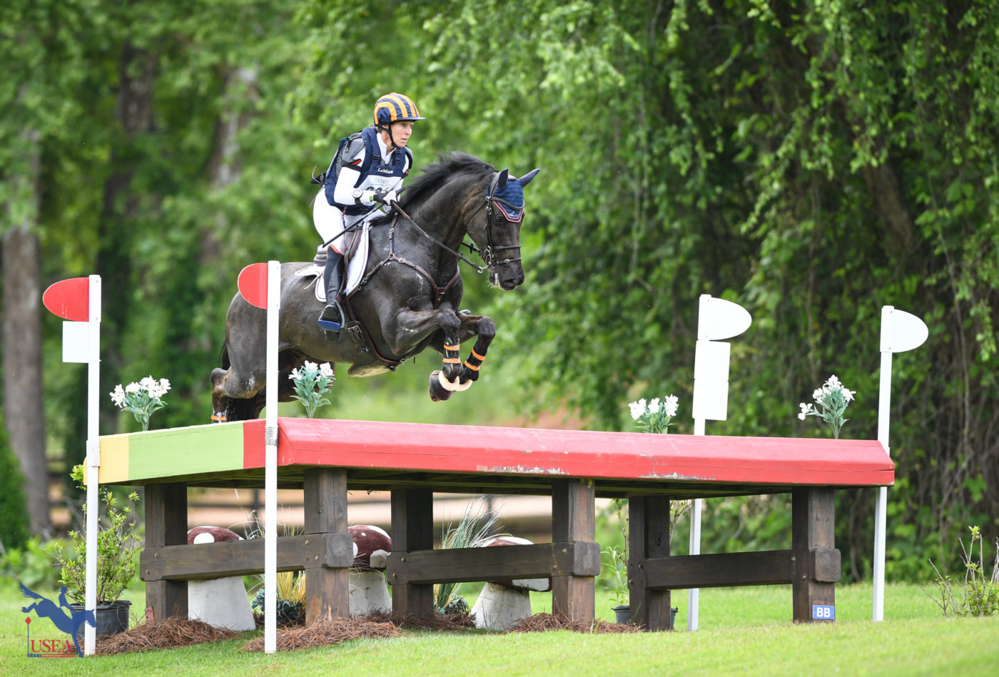 Liz Halliday and Cooley Moonshine jumped to sixth in the CCI4*-S. USEA/Lindsay Berreth photo