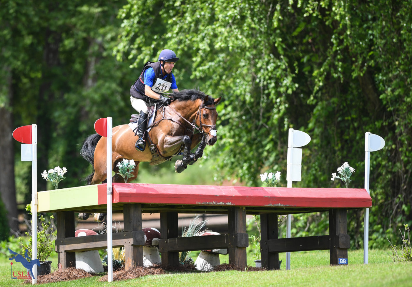 Denim wasn't going to touch this table with Phillip Dutton in the CCI4*-S. USEA/Lindsay Berreth photo