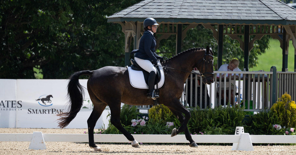 All smiles here on the four-star course. USEA/ Meagan DeLisle photo.