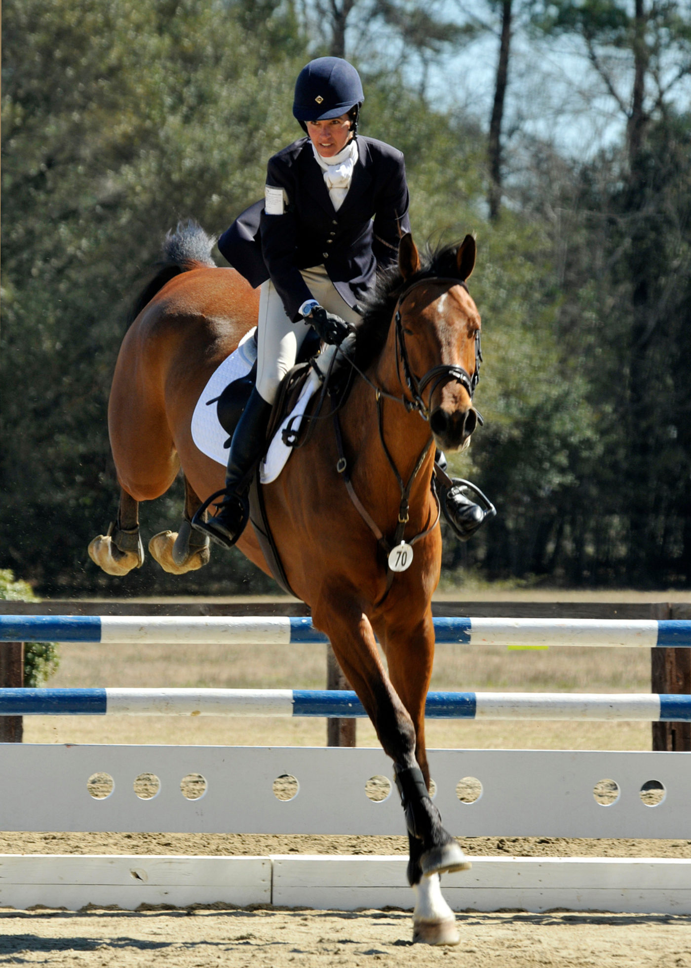 Tamra Smith and En Vogue, leaders of the Galway Downs International CCI4*-L. USEA/Jessica Duffy Photo.